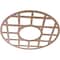 Ekena Millwork O'Neal Wood Fretwork Pierced Ceiling Medallion, Wood (Paint Grade), 26"OD x 9 1/2"ID x 3/8"T CMWP26X26X0375ONMF - alternate 4
